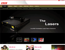 Tablet Screenshot of casa-laserlight.com